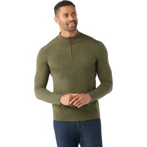 �X�}�[�g�E�[�� �����Y �A�E�^�[ �j�b�g�E�Z�[�^�[ �Z�[�^�[ Smartwool Sparwood 1/2-Zip Sweater - Men's North Woods Heather/Winter Moss Heather �w�U�[