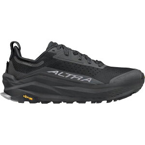 �A���g�� �����Y �V���[�Y �X�j�[�J�[ Altra Olympus 6 Trail Running Shoe - Men's Black/Black �u���b�N
