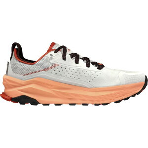 �A���g�� �����Y �V���[�Y �X�j�[�J�[ Altra Olympus 6 Trail Running Shoe - Men's Gray/Orange �O���[