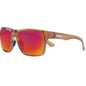 TNEh|CYh Y ANZT[ TOXEACEFA Suncloud Polarized Optics Rambler Polarized Sunglasses Crystal Amber/Polar Red Mirror bh