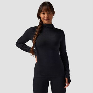 �o�b�N�J���g���[ ���f�B�[�X �g�b�v�X T�V���c Backcountry Cedars Merino Lightweight Balaclava Baselayer Top - Women's Black �u���b�N