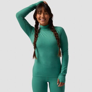 �o�b�N�J���g���[ ���f�B�[�X �g�b�v�X T�V���c Backcountry Cedars Merino Lightweight Balaclava Baselayer Top - Women's Gearhead Green �O���[��