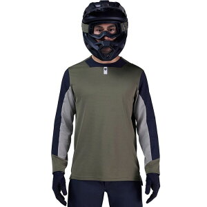 �t�H�b�N�X���[�V���O �����Y �g�b�v�X T�V���c �W���[�W�[ ���� Fox Racing Defend Long-Sleeve Jersey - Men's Olive Green �O���[��