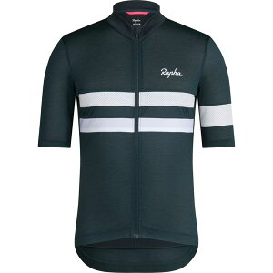 ���t�@ �����Y �g�b�v�X T�V���c ���� �W���[�W�[ Rapha Brevet Lightweight Short-Sleeve Jersey - Men's Forest Green/White �z���C�g