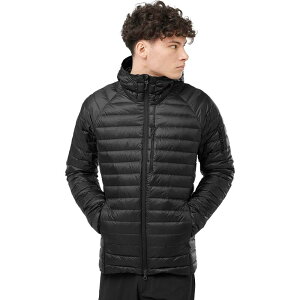 �T������ �����Y �A�E�^�[ �W���P�b�g�E�u���]�� �_�E�� �W���P�b�g Salomon Elixir Micro Down Jacket - Men's Deep Black �u���b�N