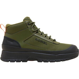 �\���� �����Y �V���[�Y �X�j�[�J�[ SOREL Outing NW Mid WP Sneaker - Men's Utility Green/Black �u���b�N