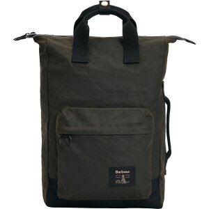 �o�u�A�[ �����Y �o�b�O �o�b�N�p�b�N�E�����b�N�T�b�N Barbour Field Wax Zip Backpack Olive/Black �u���b�N