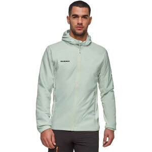 }[g Y AE^[ WPbgEu] t[fbhWPbg WPbg Mammut Rime Air IN Hybrid Hooded Jacket - Men's Silver Sage Z[W