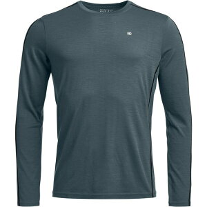 �I���g�{�b�N�X �����Y �g�b�v�X T�V���c �E�[�� ���� Ortovox 185 Rock'N'Wool Long-Sleeve Top - Men's Dark Arctic Grey �O���[