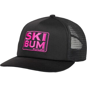 �t���C���[ �����Y �A�N�Z�T���[ �X�q Flylow Ski Bum Trucker Hat Black/Dragonfruit �u���b�N