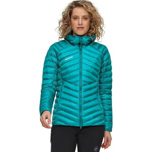 }[g fB[X AE^[ WPbgEu] t[fbhWPbg WPbg Mammut Broad Peak IN Hooded Jacket - Women's Deep Teal/Black ubN
