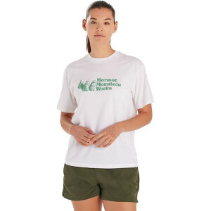 }[bg fB[X gbvX TVc  Marmot MMW Short-Sleeve T-Shirt - Women's White zCg