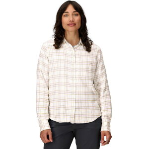 }[bg fB[X gbvX TVc Marmot Lightweight Flannel Shirt - Women's Pearl p[