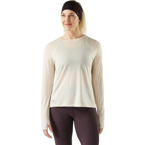 �X�}�[�g�E�[�� ���f�B�[�X �g�b�v�X T�V���c ���� Smartwool Active Long-Sleeve Shirt - Women's Almond