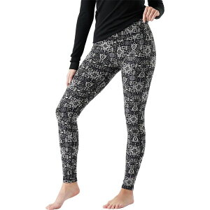 �X�}�[�g�E�[�� ���f�B�[�X �{�g���X �J�W���A���p���c Smartwool Classic Thermal Merino Baselayer Bottom - Women's Black Deco Floral �u���b�N