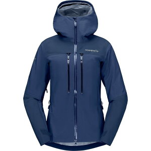 �m���[�i ���f�B�[�X �A�E�^�[ �W���P�b�g�E�u���]�� �W���P�b�g Norrona Trollveggen Gore-Tex Pro Light Jacket - Women's Indigo Night �C���f�B�S
