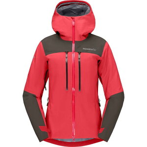 �m���[�i ���f�B�[�X �A�E�^�[ �W���P�b�g�E�u���]�� �W���P�b�g Norrona Trollveggen Gore-Tex Pro Light Jacket - Women's Watermelon