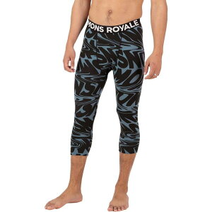 �����X���C���� �����Y �{�g���X �J�W���A���p���c Mons Royale Cascade 3/4 Legging - Men's Signal Lost Goblin Blue �u���[