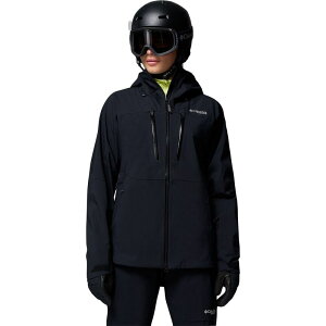 �R�����r�A ���f�B�[�X �A�E�^�[ �W���P�b�g�E�u���]�� Columbia Platinum Peak II 3L Shell - Women's Black2