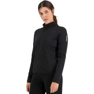 �����X���C���� ���f�B�[�X �A�E�^�[ �W���P�b�g�E�u���]�� �W���P�b�g Mons Royale Approach Merino Gridlock Jacket - Women's Black �u���b�N