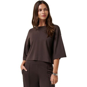 �g���r�X�}�q���[ ���f�B�[�X �g�b�v�X T�V���c TravisMathew Friday Ponte Top - Women's Coffee Grounds �R�[�q�[