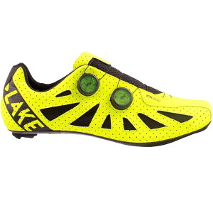 CN Y V[Y Xj[J[ Lake CX302 Extra Wide Cycling Shoe - Men's Hi-Viz Yellow/Black ubN