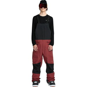 �{���R�� �����Y �{�g���X �J�W���A���p���c �I�[�o�[�I�[�� Volcom Rain GORE-TEX Bib Overall - Men's Burnt Red ���b�h