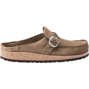 �r���P���V���g�b�N ���f�B�[�X �V���[�Y �X�j�[�J�[ Birkenstock Buckley Clog - Women's Gray Taupe Suede �O���[