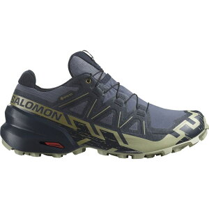 T Y V[Y Xj[J[ Salomon Speedcross 6 GTX Trail Running Shoe - Men's Grisaille/Carbon/Tea