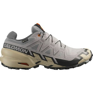 T Y V[Y Xj[J[ Salomon Speedcross 6 GTX Trail Running Shoe - Men's Gull/White Pepper/Black zCg