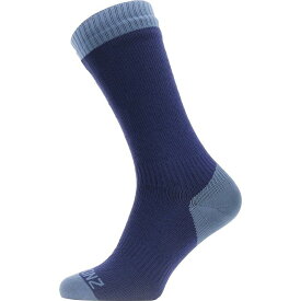 シールスキンズ レディース 靴下 アンダーウェア Waterproof Warm Weather Mid Length Sock Navy Blue