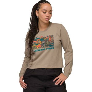 �p�[�N�X�v���W�F�N�g ���f�B�[�X �g�b�v�X T�V���c ���� Parks Project National Parks Collage Boxy Long-Sleeve T-Shirt - Women's Mushroom Grey �O���[