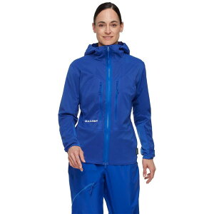 }[g fB[X AE^[ WPbgEu] t[fbhWPbg Mammut Eiger Nordwand IN Flex Air Hooded Jacket - Women's Eiger Blue u[