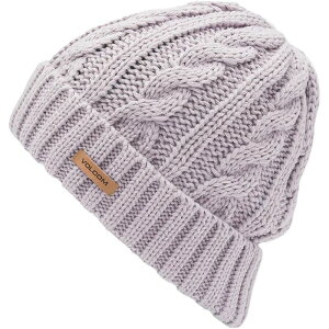 �{���R�� ���f�B�[�X �A�N�Z�T���[ �X�q �j�b�g Volcom Stone Knit Beanie - Women's Lavender Aura ���x���_�[