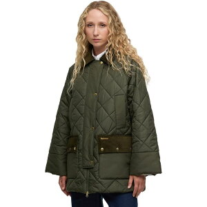�o�u�A�[ ���f�B�[�X �A�E�^�[ �W���P�b�g�E�u���]�� �L���e�B���O Barbour Aldburgh Quilted Jacket - Women's Olive/Ancientartan �I���[�u