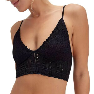 �t���[�s�[�v�� ���f�B�[�X �A���_�[�E�F�A �p���c Free People Heirloom Seamless Bralette - Women's Black �u���b�N