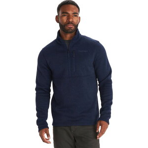 }[bg Y AE^[ WPbgEu] t[X Marmot Drop Line 1/2-Zip Fleece Jacket - Men's Arctic Navy lCr[