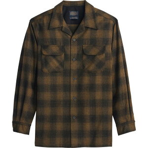 �y���h���g�� �����Y �g�b�v�X �V���c Pendleton Board Shirt - Men's Olive Shadow Plaid �I���[�u