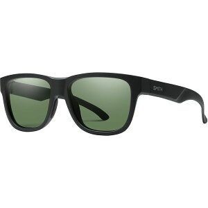 X~X Y ANZT[ TOXEACEFA _E Smith Lowdown Slim2 ChromaPopolarized Sunglasses Matte Black/Polarized Gray Green ubN