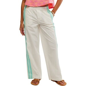 �t���[�s�[�v�� ���f�B�[�X �{�g���X �J�W���A���p���c Free People Team Spirit Pull On Pant - Women's Bleached Aqua Combo �A�N�A