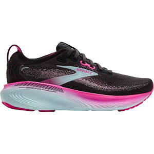 �u���b�N�X ���f�B�[�X �V���[�Y �X�j�[�J�[ Brooks Adrenaline GTS 25 Running Shoe - Women's Black/Cyber Pink/Iced Aqua �u���b�N