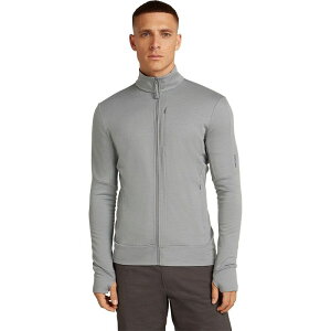 �A�C�X�u���[�J�[ �����Y �g�b�v�X T�V���c ���� Icebreaker Merino 260 Quantum Long-Sleeve Zip Top - Men's Alloy