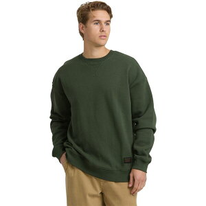 �r���{�� �����Y �A�E�^�[ �p�[�J�[�E�X�E�F�b�g �V���c Billabong Fort Garage Crew Sweatshirt - Men's Olive �I���[�u