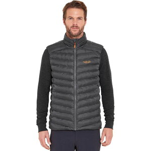 ���u �����Y �g�b�v�X �x�X�g Rab Cirrus Vest - Men's Graphene