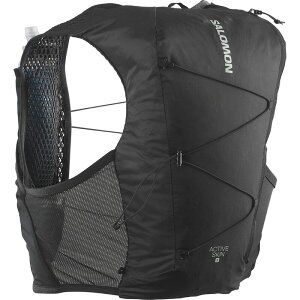 �T������ �����Y �o�b�O �o�b�N�p�b�N�E�����b�N�T�b�N �x�X�g Salomon Active Skin 8L Hydration Vest Set Black/Metal �u���b�N