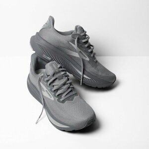 �u���b�N�X �����Y �V���[�Y �X�j�[�J�[ Brooks Ghost 17 Running Shoe - Men's Primer Gray/Oyster Mushroom �O���[