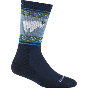 �_�[���^�t ���f�B�[�X �A���_�[�E�F�A �C�� �u�[�c Darn Tough Grizzle Boot Midweight Sock - Women's Goat Blue �u���[