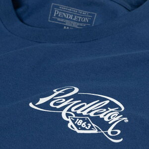 �y���h���g�� �����Y �g�b�v�X T�V���c �O���t�B�b�N Pendleton Script Graphic T-Shirt - Men's Cool Blue/White �z���C�g