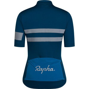 ���t�@ ���f�B�[�X �g�b�v�X �V���c �W���[�W�[ Rapha Brevet Jersey - Women's Jewelled Blue/Silvereflective �u���[