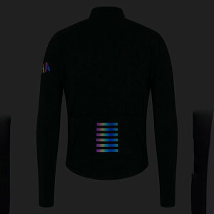 ���t�@ �����Y �g�b�v�X T�V���c �W���[�W�[ Rapha Pro Team Long Sleeve Shadow Jersey - Men's Black/White �z���C�g